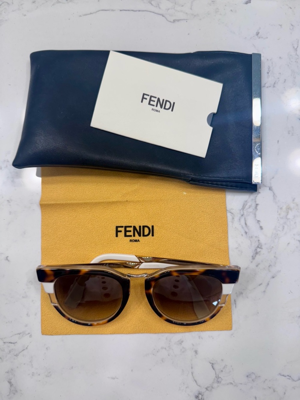 Fendi Tortoiseshell Sunglasses